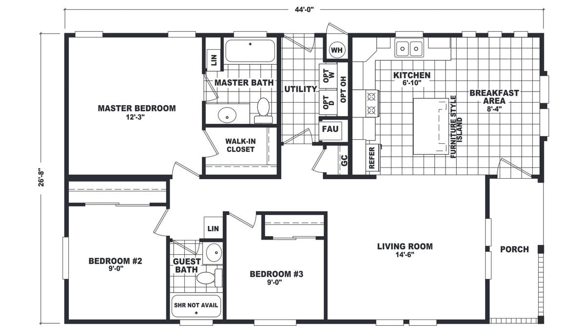 Westin Porch Series WP-28443A