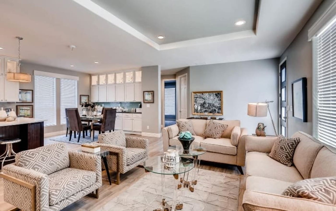Spacious family room